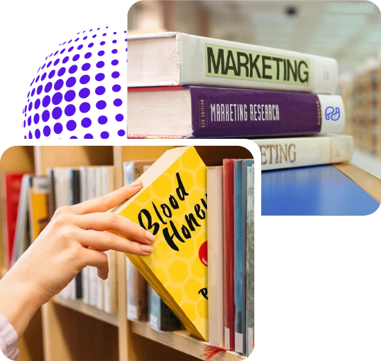 Author planning a book launch calendar