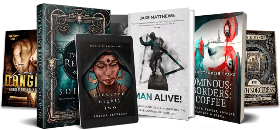 Writing team collaborating on book project